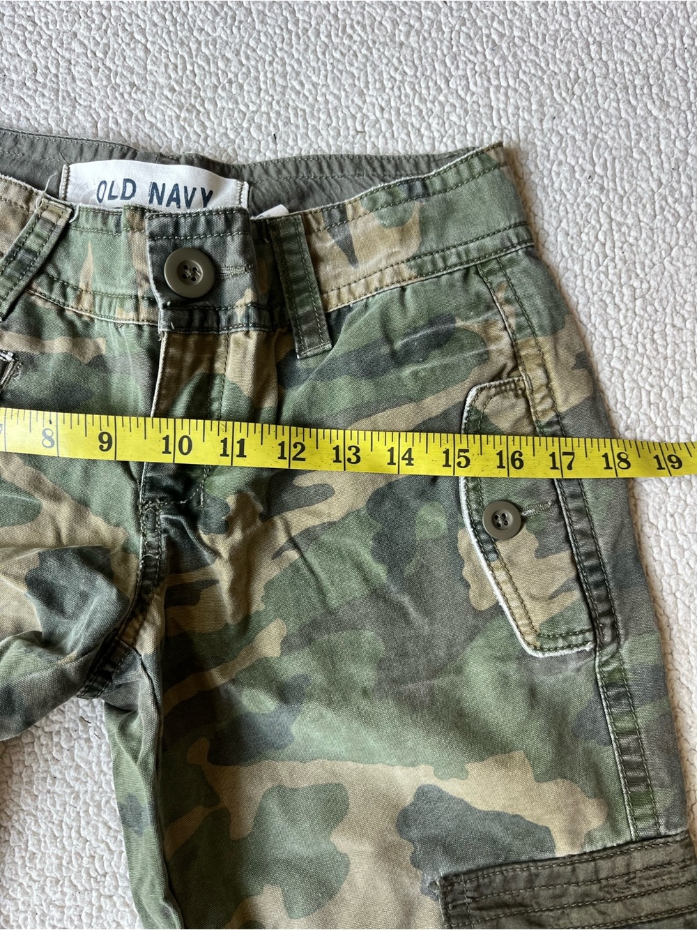 Y2K OLD NAVY ARMY CARGO PANTS WOMENS 4 - Picture 7 of 8